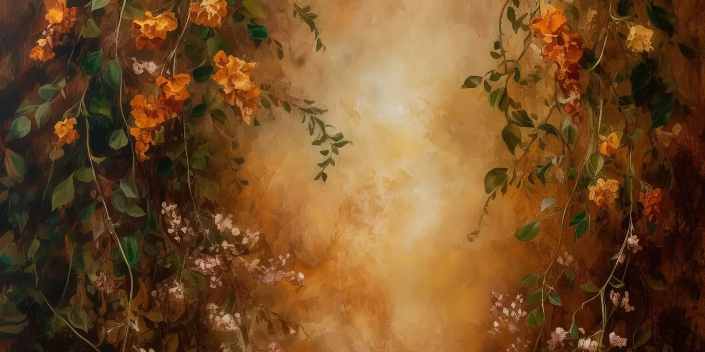 Warm Autumn Painted 20’X10’ Ultracloth (240 X 120 Inch) Backdrop