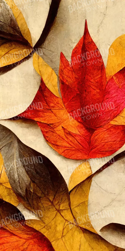 Warm Leaves 10’X20’ Ultracloth (120 X 240 Inch) Backdrop