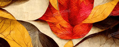 Warm Leaves 20’X8’ Ultracloth (240 X 96 Inch) Backdrop