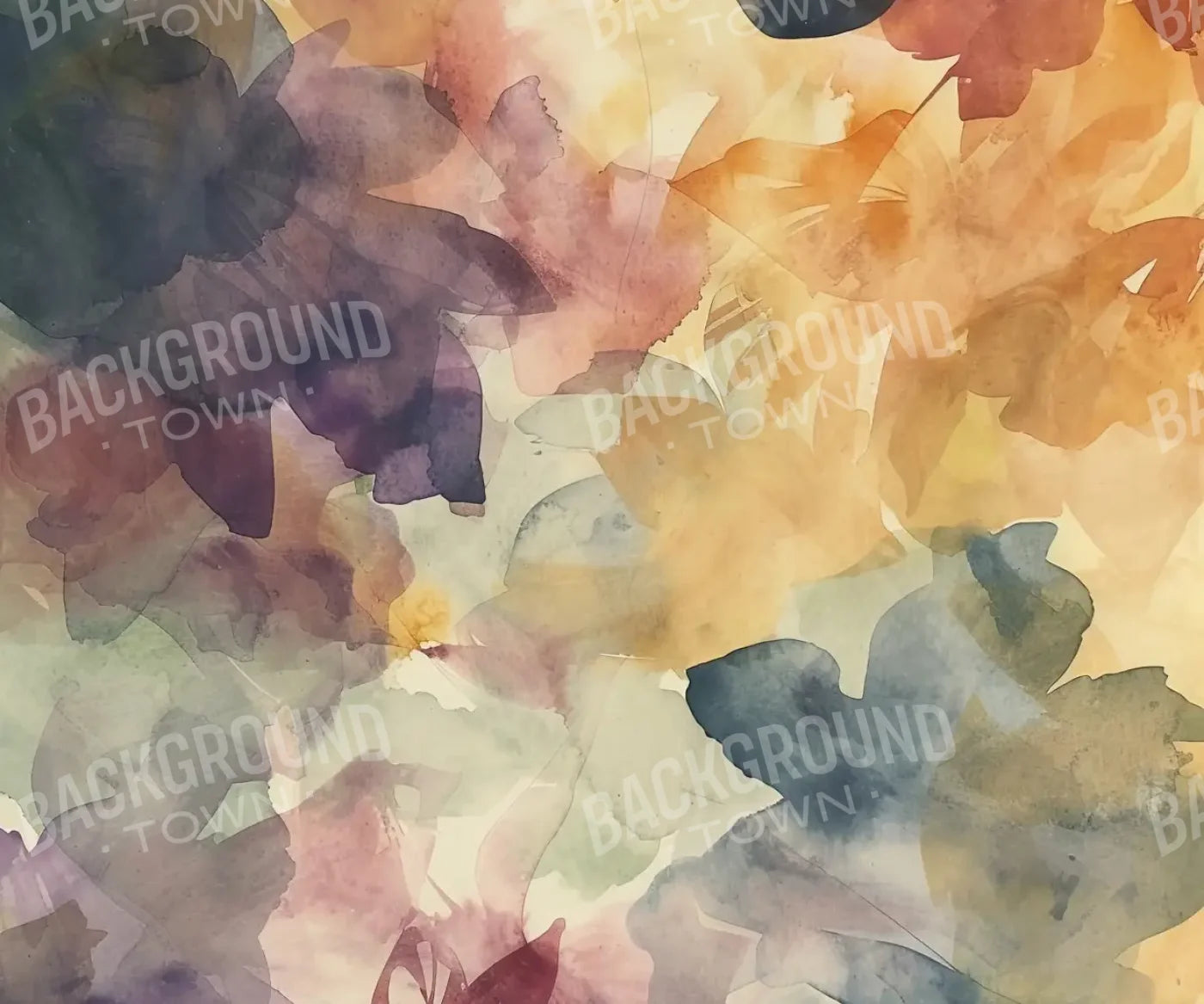 Watercolor Florals 12’x10’ UltraCloth (144 x 120 inch) Backdrop