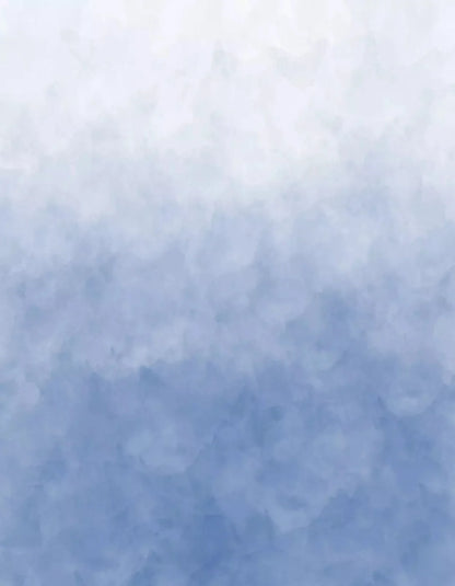 Watercolor In Blue 6X8 Fleece ( 72 X 96 Inch ) Backdrop