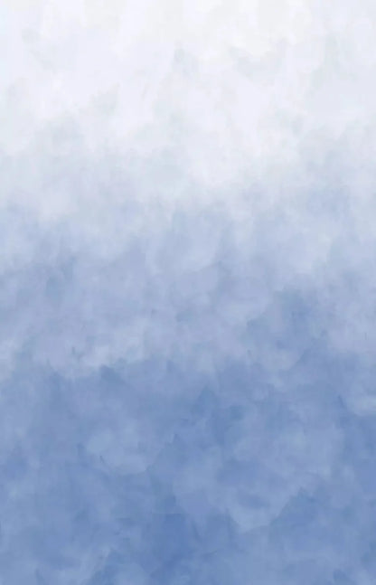 Watercolor In Blue 8X12 Ultracloth ( 96 X 144 Inch ) Backdrop