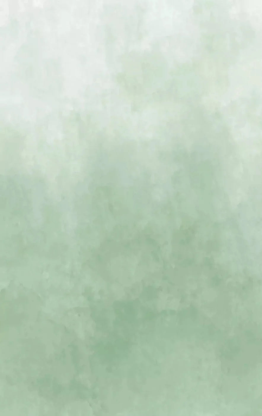 Watercolor In Green 10X16 Ultracloth ( 120 X 192 Inch ) Backdrop