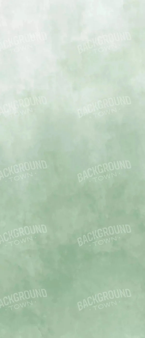 Watercolor In Green 5X12 Ultracloth For Westcott X-Drop ( 60 X 144 Inch ) Backdrop