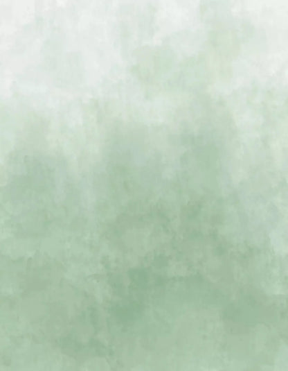 Watercolor In Green 6X8 Fleece ( 72 X 96 Inch ) Backdrop