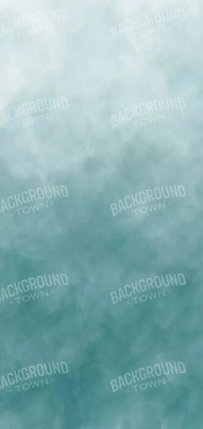 Watercolor In Jade 8X16 Ultracloth ( 96 X 192 Inch ) Backdrop