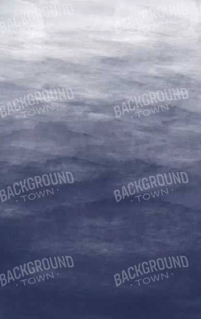 Watercolor In Navy 10X16 Ultracloth ( 120 X 192 Inch ) Backdrop