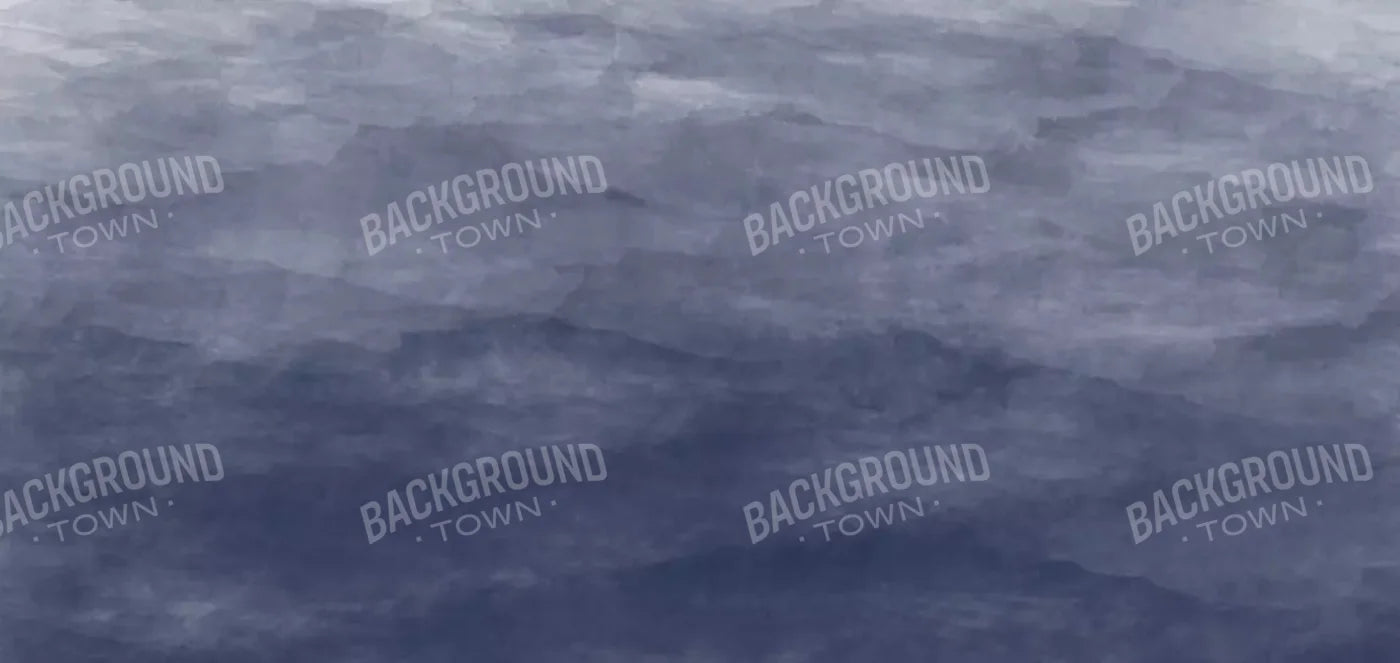 Watercolor In Navy 16X8 Ultracloth ( 192 X 96 Inch ) Backdrop