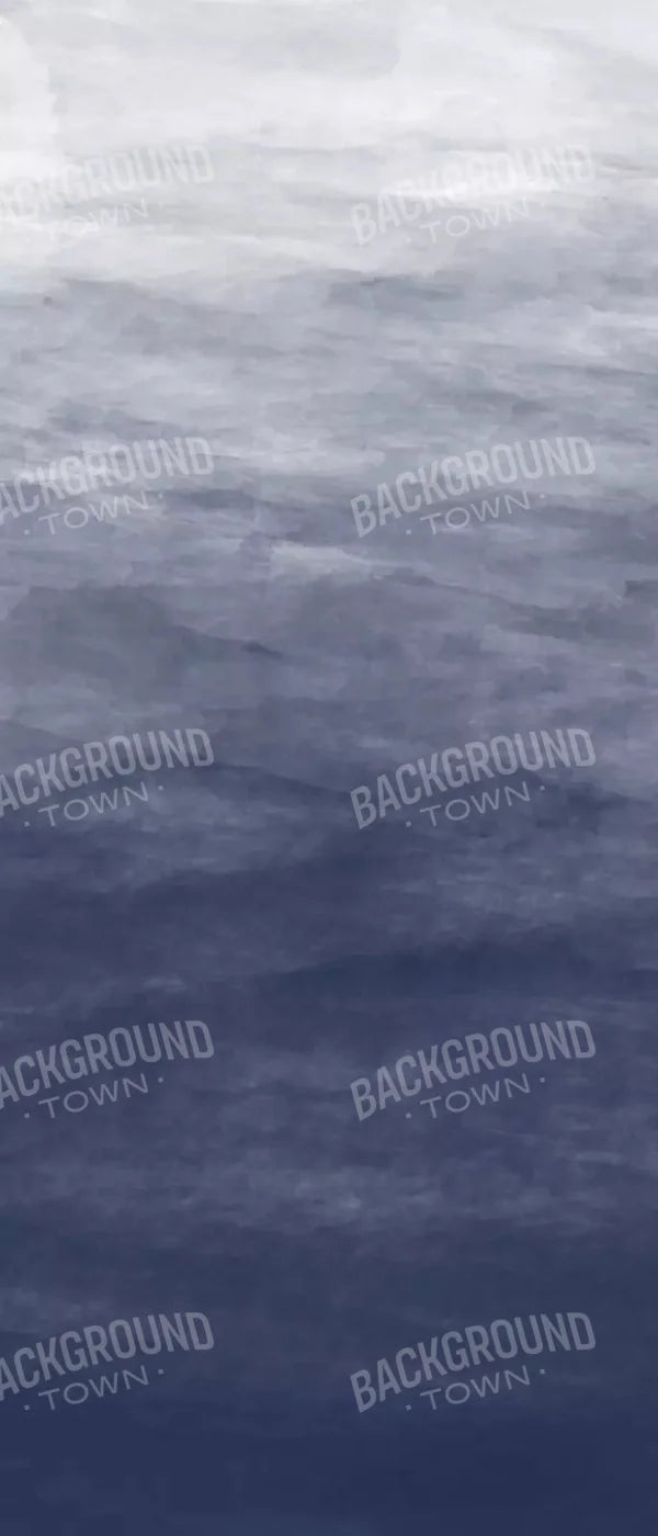 Watercolor In Navy 5X12 Ultracloth For Westcott X-Drop ( 60 X 144 Inch ) Backdrop