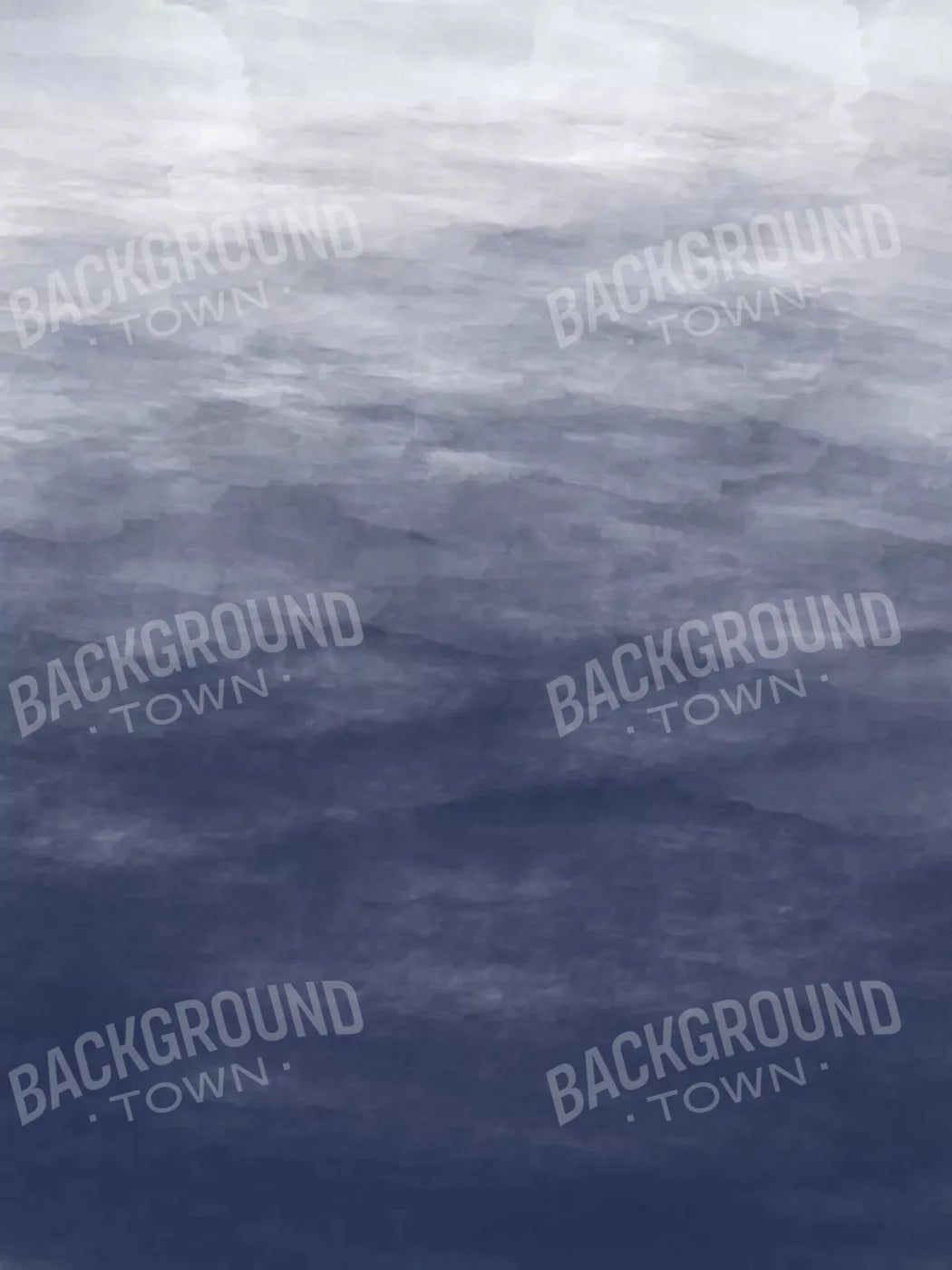 Watercolor In Navy 5X68 Fleece ( 60 X 80 Inch ) Backdrop