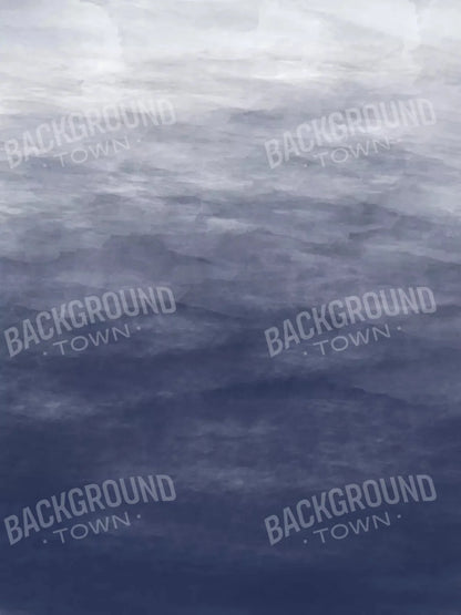 Watercolor In Navy 5X68 Fleece ( 60 X 80 Inch ) Backdrop