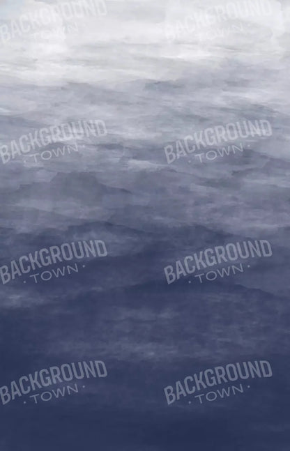 Watercolor In Navy 8X12 Ultracloth ( 96 X 144 Inch ) Backdrop