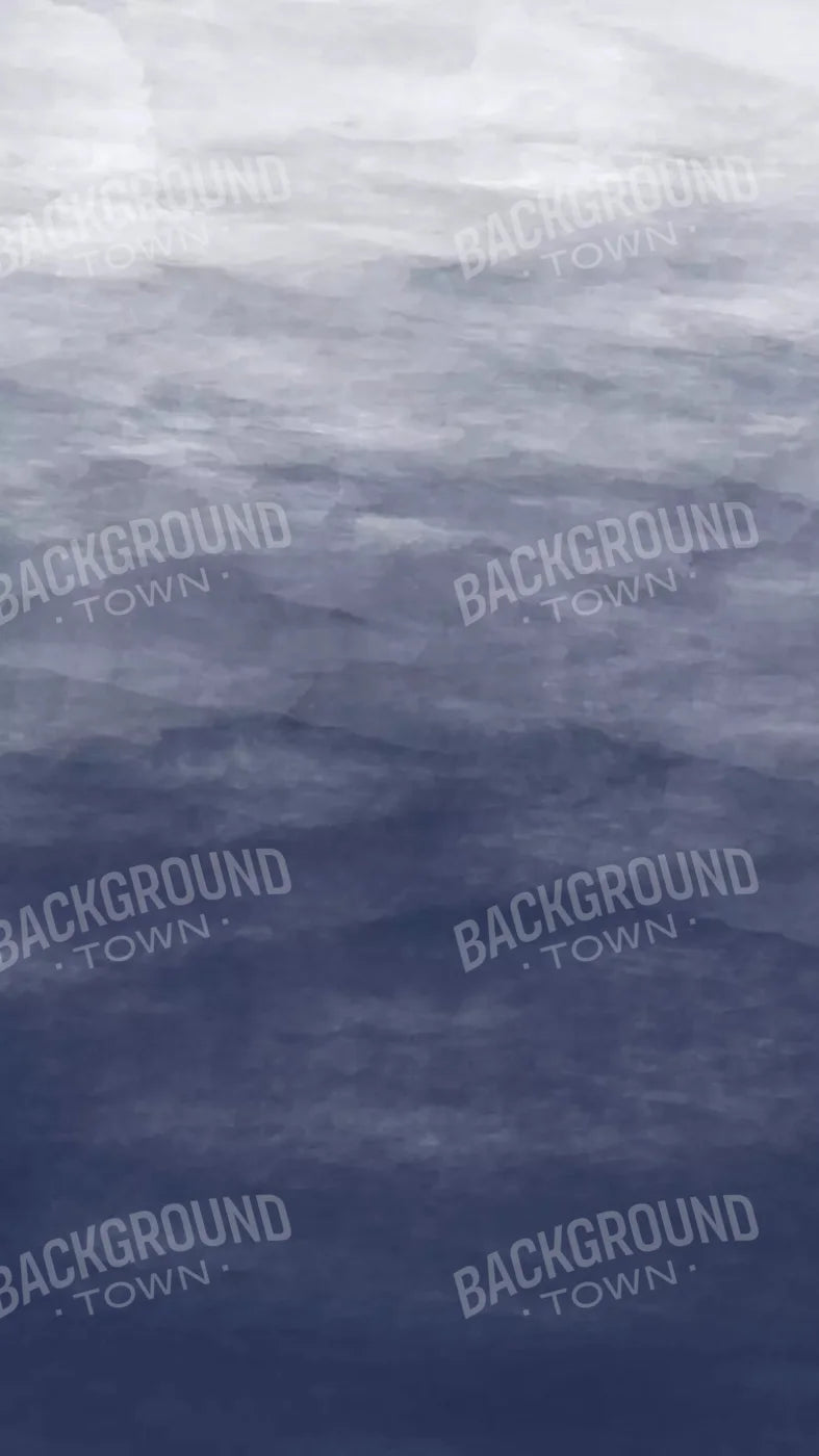 Watercolor In Navy 8X14 Ultracloth ( 96 X 168 Inch ) Backdrop