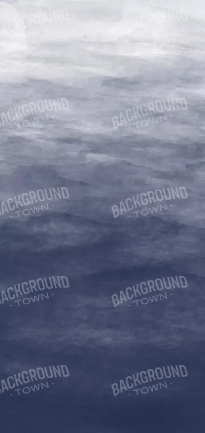 Watercolor In Navy 8X16 Ultracloth ( 96 X 192 Inch ) Backdrop