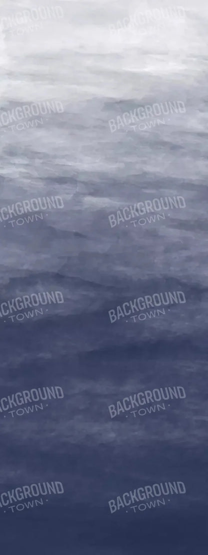 Watercolor In Navy 8X20 Ultracloth ( 96 X 240 Inch ) Backdrop