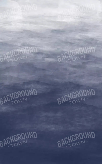 Watercolor In Navy 9X14 Ultracloth ( 108 X 168 Inch ) Backdrop