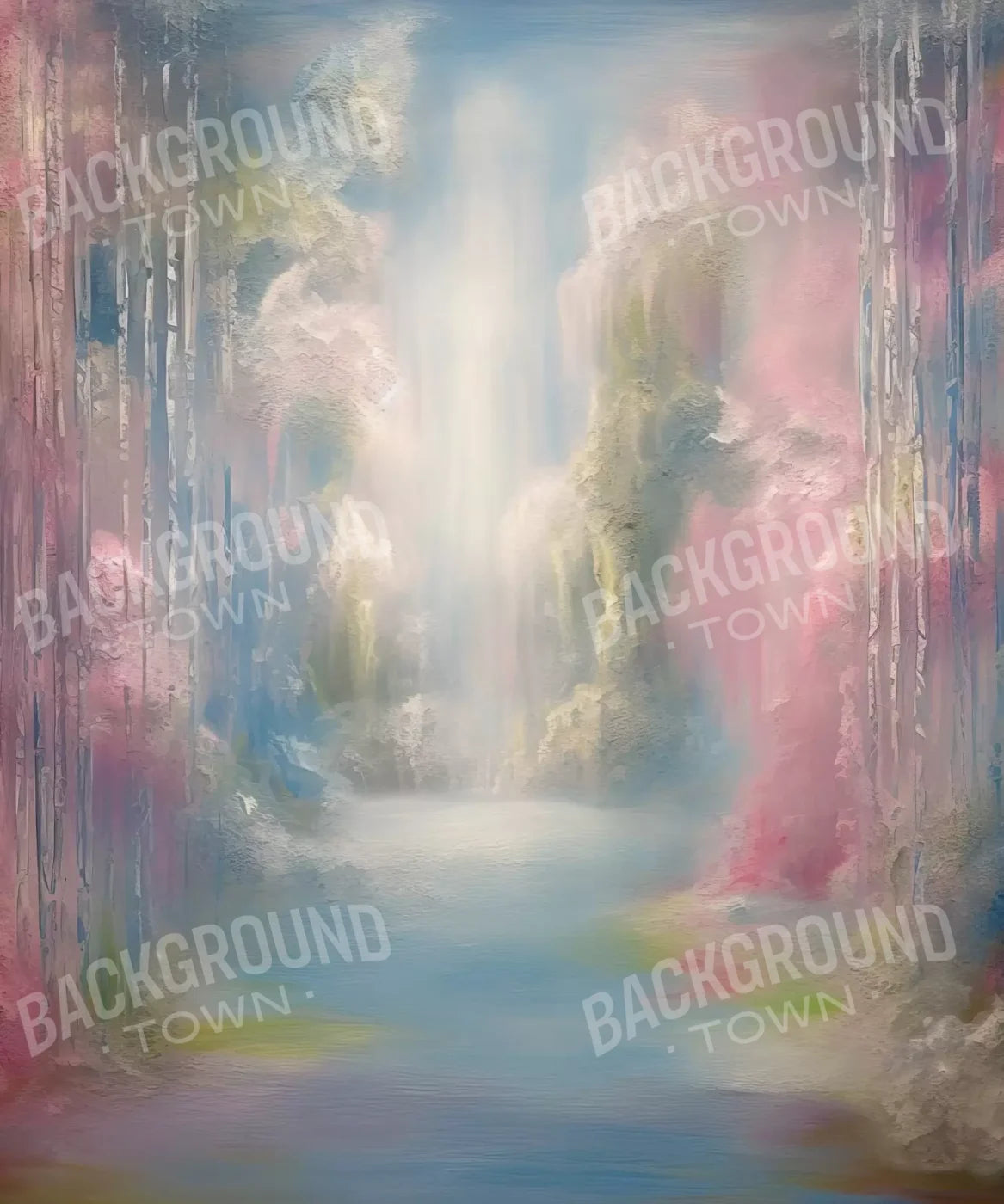 Multi-Color Painted Backdrop for Photography