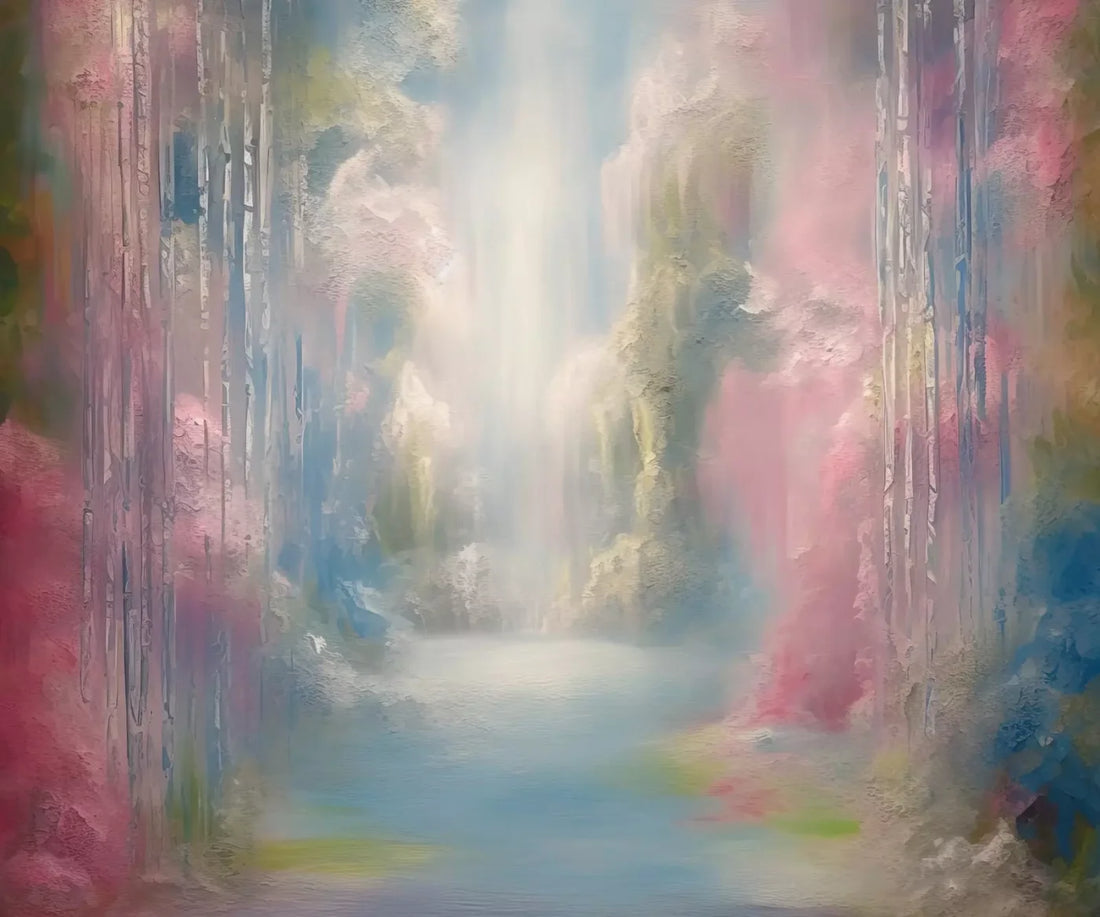 Waterfall Dream 5X42 Fleece ( 60 X 50 Inch ) Backdrop