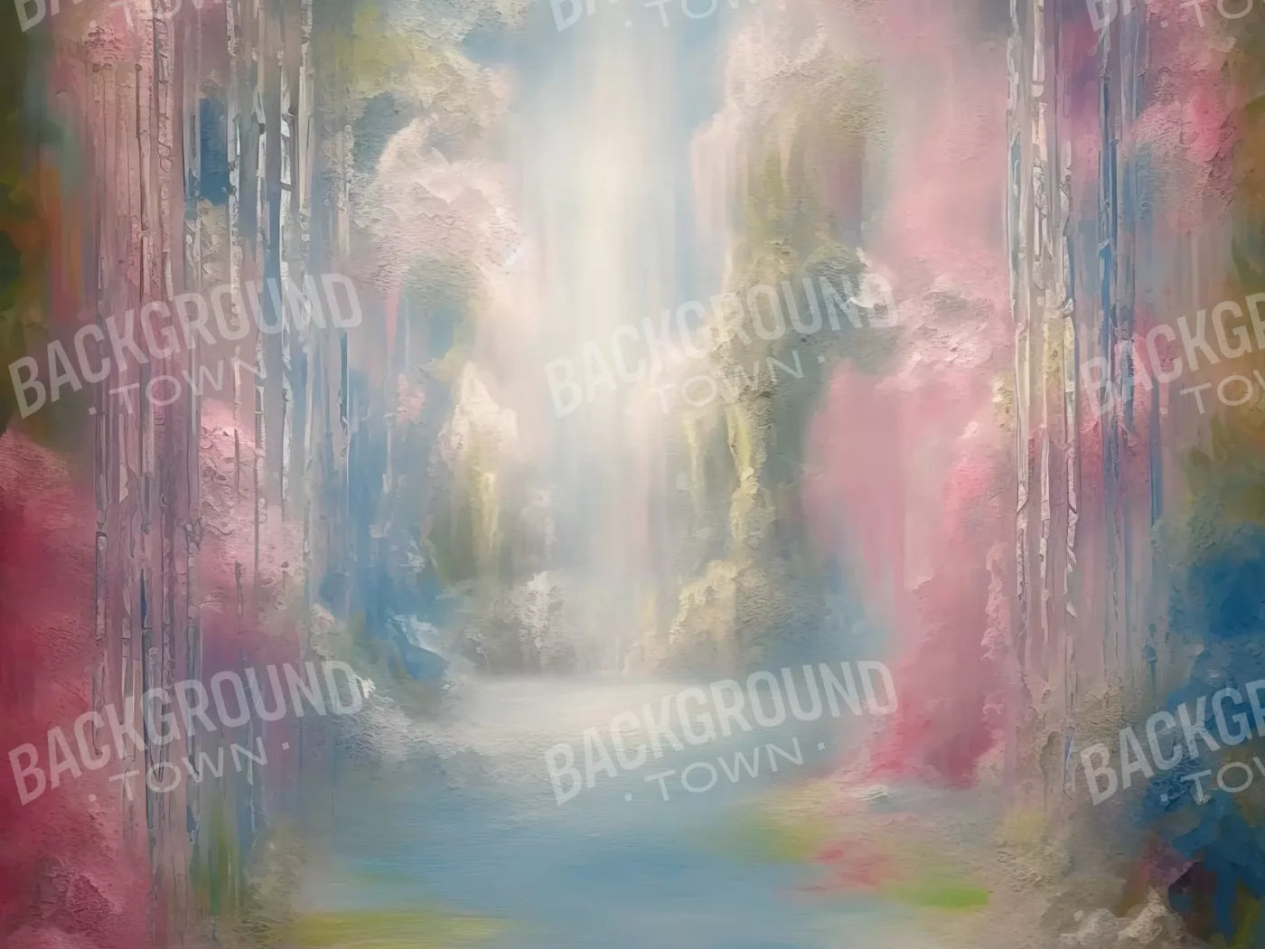 Waterfall Dream 68X5 Fleece ( 80 X 60 Inch ) Backdrop