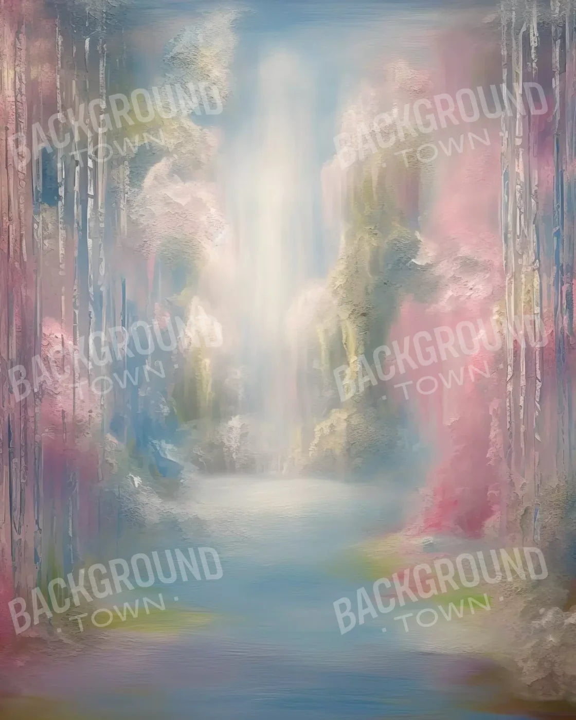 Waterfall Dream 8X10 Fleece ( 96 X 120 Inch ) Backdrop
