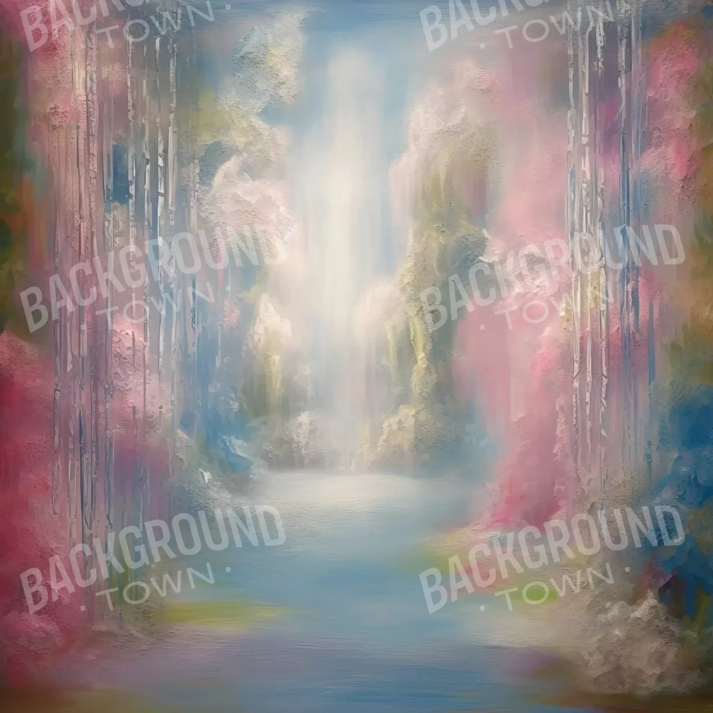 Waterfall Dream 8X8 Fleece ( 96 X Inch ) Backdrop