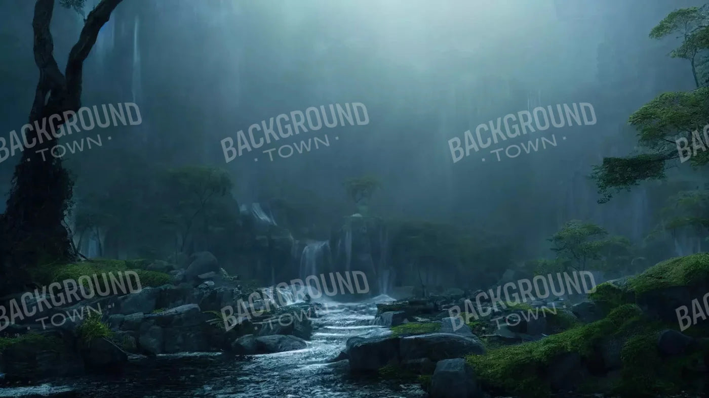 Waterfall Mists 14X8 Ultracloth ( 168 X 96 Inch ) Backdrop