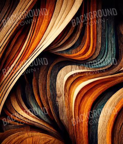 Wavy Wood 10X12 Ultracloth ( 120 X 144 Inch ) Backdrop