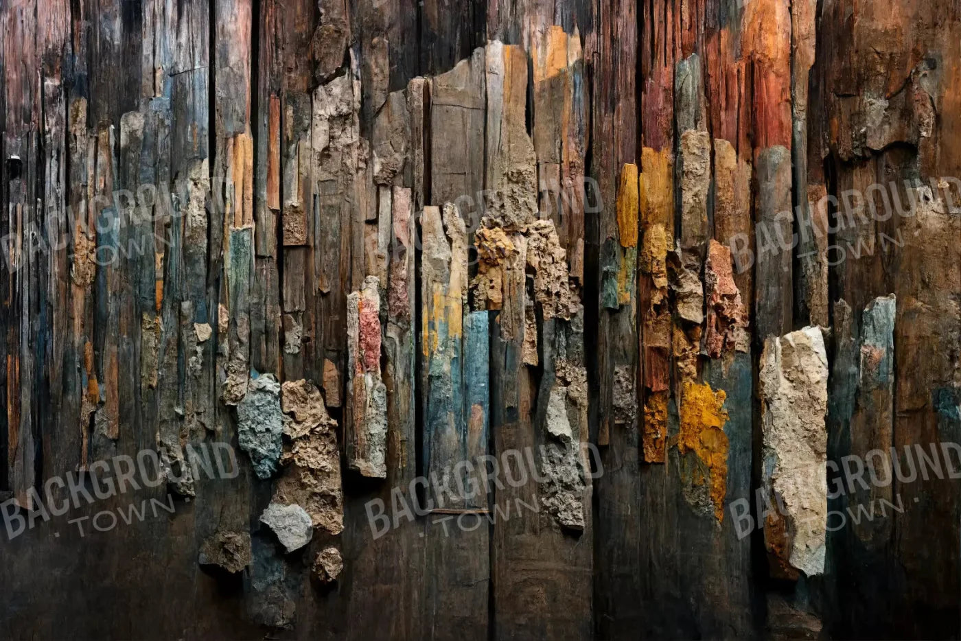 Weathered 1 8X5 Ultracloth ( 96 X 60 Inch ) Backdrop