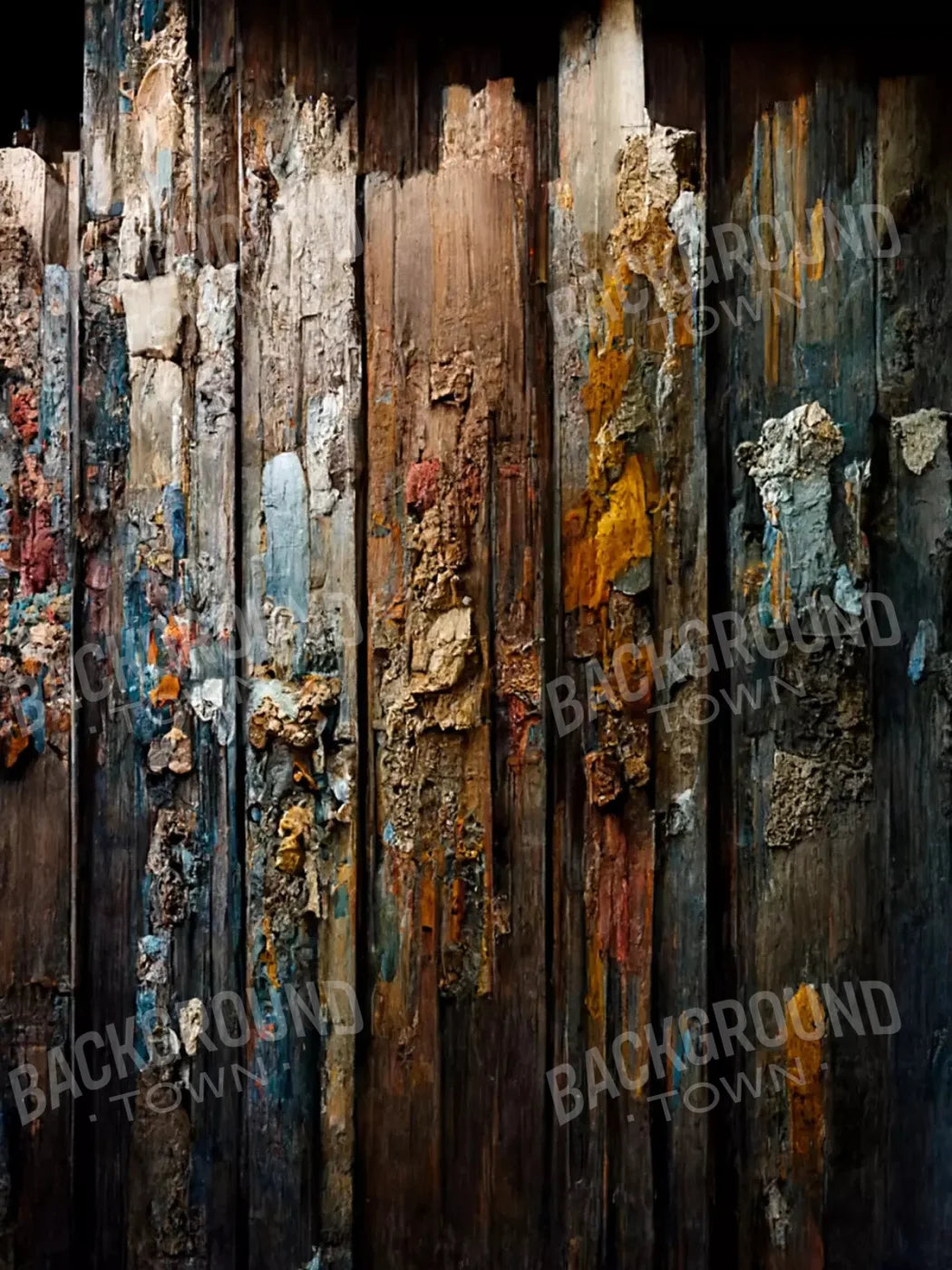 Weathered 2 5X68 Fleece ( 60 X 80 Inch ) Backdrop