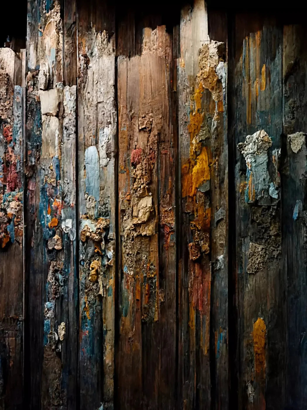 Weathered 2 5X68 Fleece ( 60 X 80 Inch ) Backdrop