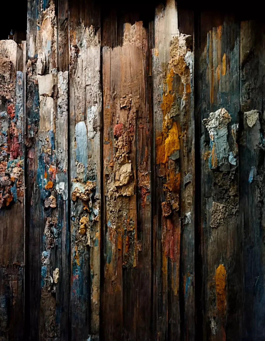 Weathered 2 6X8 Fleece ( 72 X 96 Inch ) Backdrop