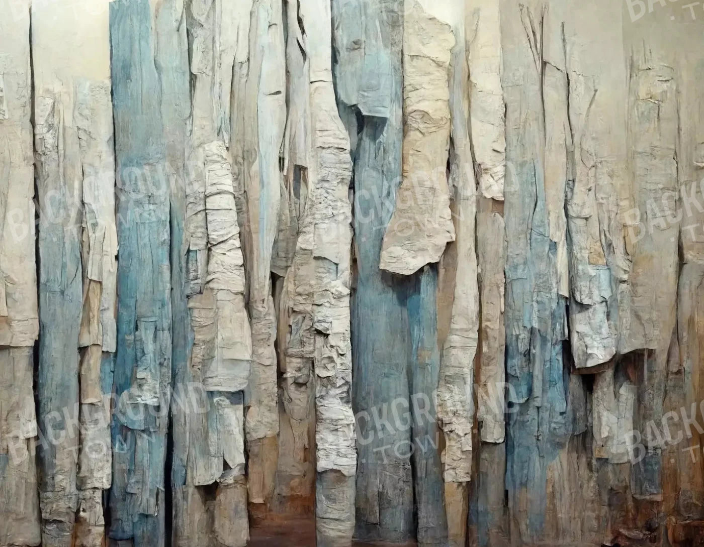 Weathered Blue 8X6 Fleece ( 96 X 72 Inch ) Backdrop