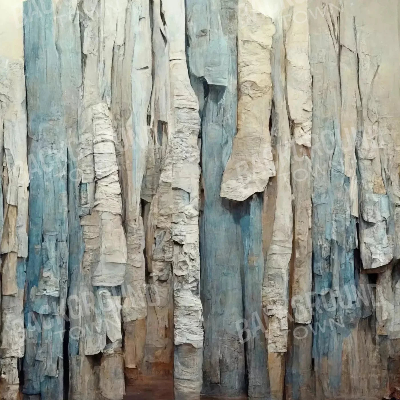 Weathered Blue 8X8 Fleece ( 96 X Inch ) Backdrop