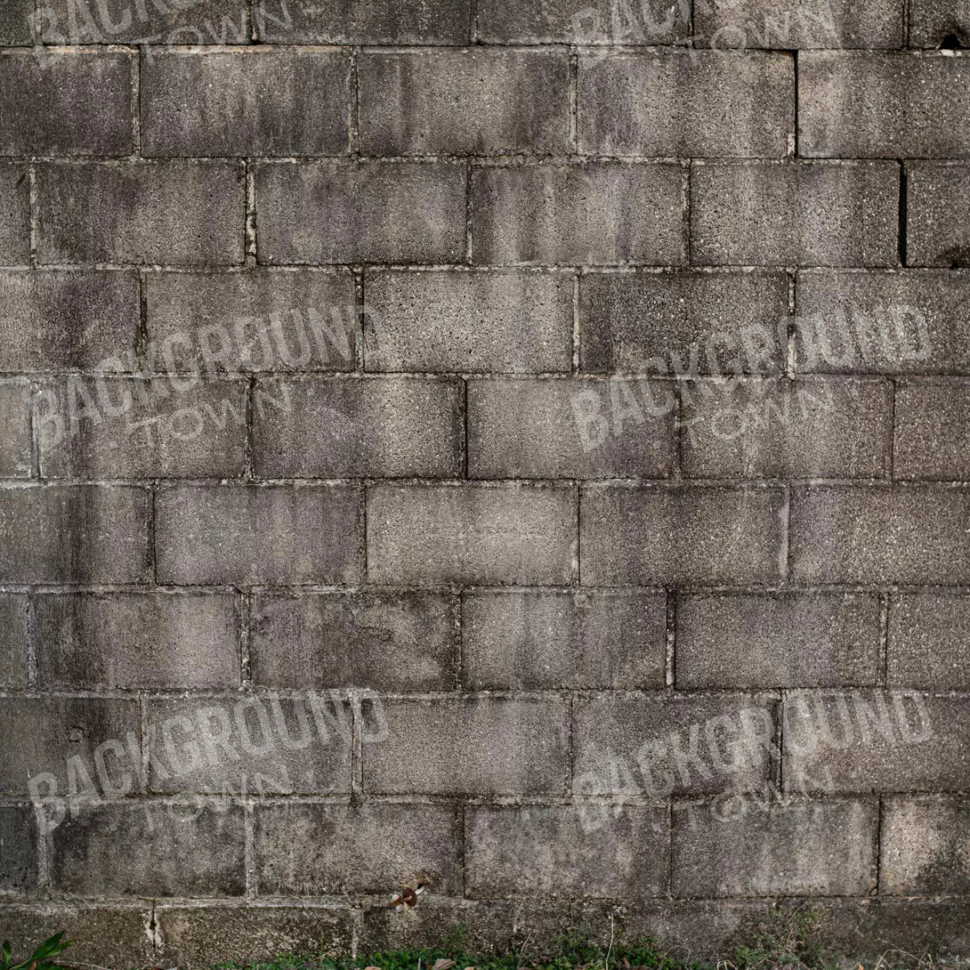 Weathered Cinderblock Wall 10X10 Ultracloth ( 120 X Inch ) Backdrop