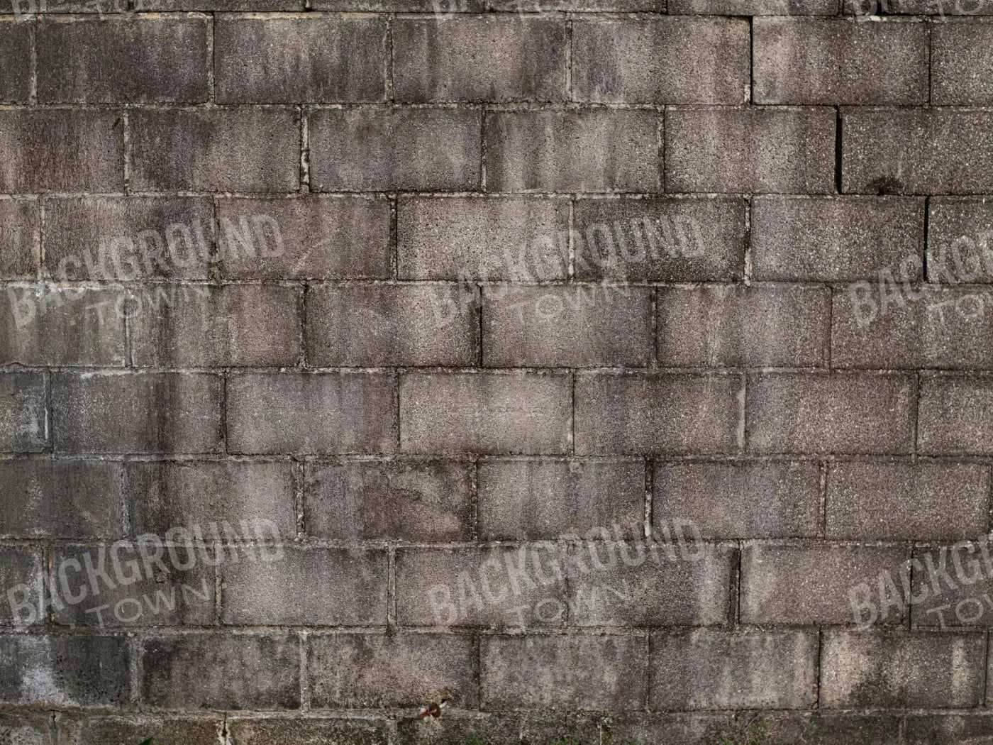 Weathered Cinderblock Wall 10X8 Fleece ( 120 X 96 Inch ) Backdrop