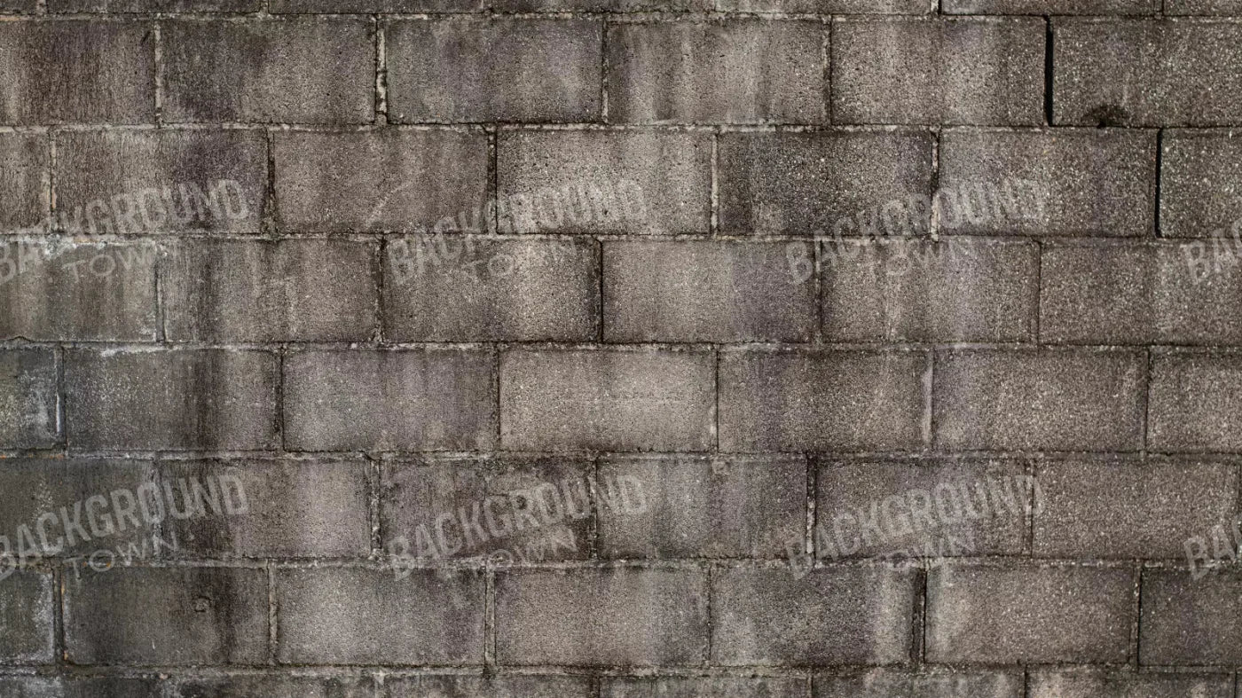 Weathered Cinderblock Wall 14X8 Ultracloth ( 168 X 96 Inch ) Backdrop