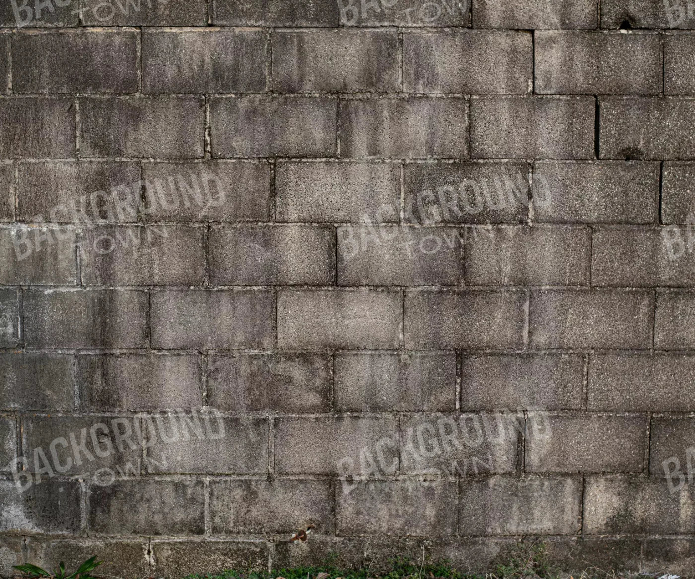 Weathered Cinderblock Wall 5X42 Fleece ( 60 X 50 Inch ) Backdrop