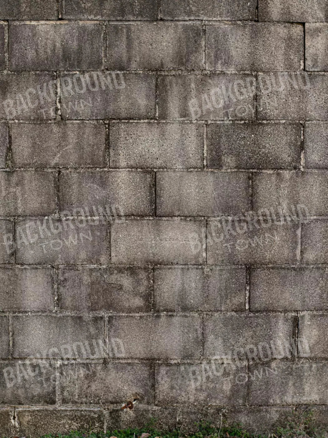 Weathered Cinderblock Wall 5X68 Fleece ( 60 X 80 Inch ) Backdrop