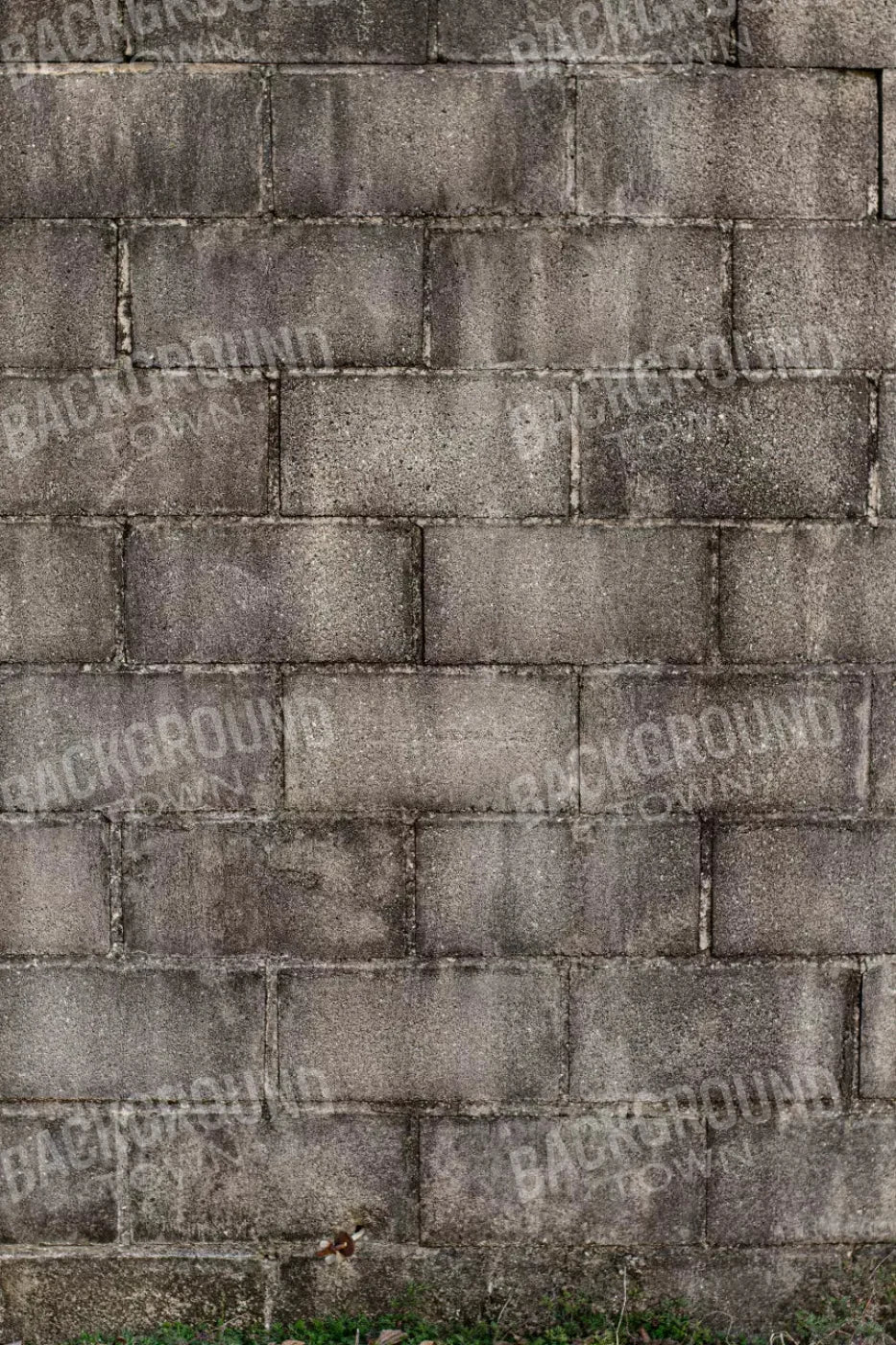 Weathered Cinderblock Wall 5X8 Ultracloth ( 60 X 96 Inch ) Backdrop