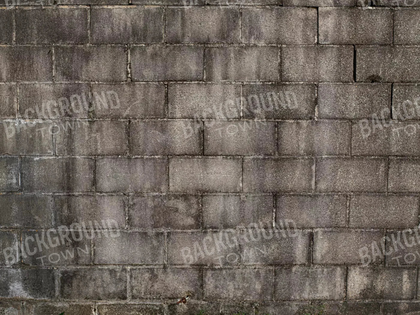 Weathered Cinderblock Wall 68X5 Fleece ( 80 X 60 Inch ) Backdrop