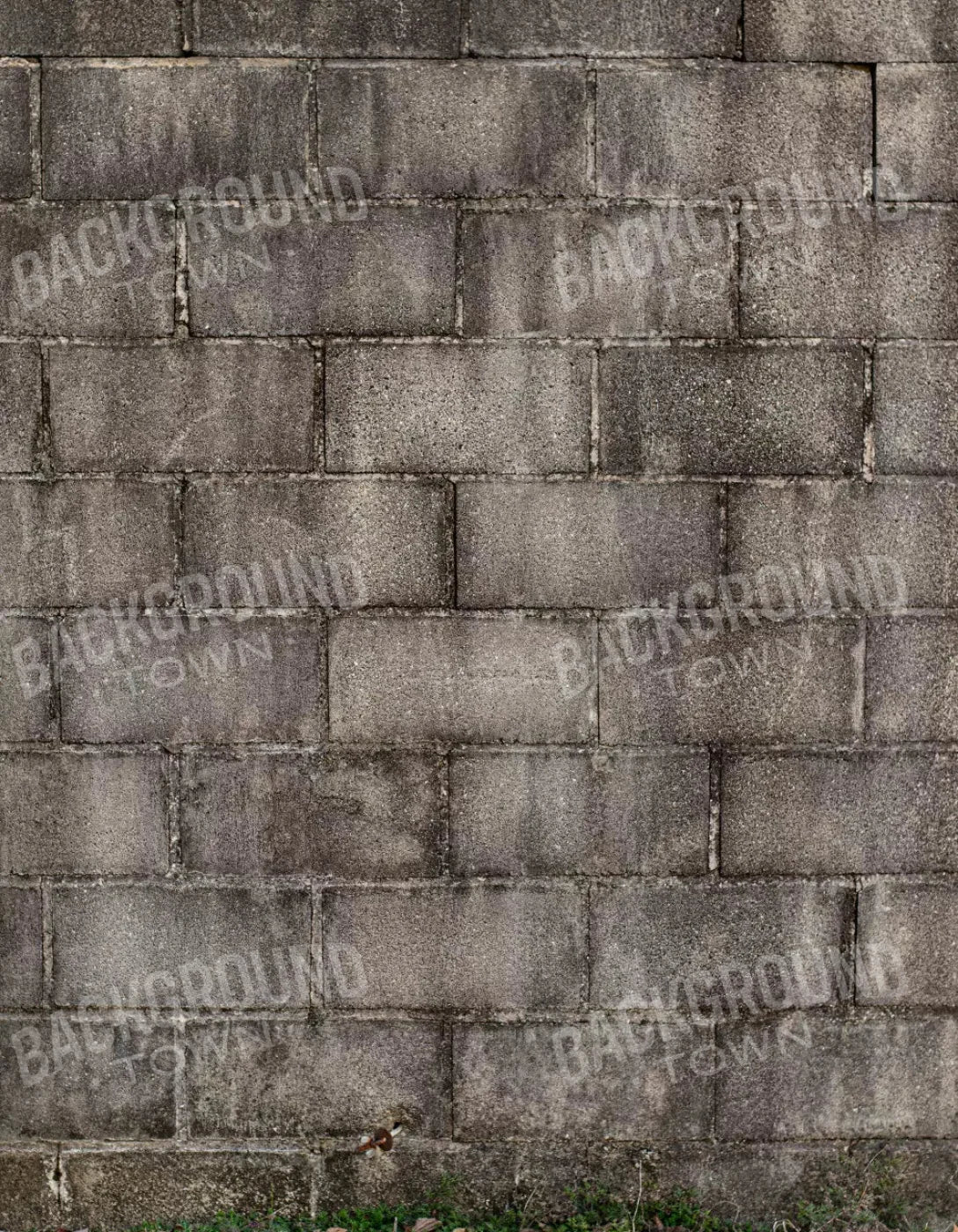 Weathered Cinderblock Wall 6X8 Fleece ( 72 X 96 Inch ) Backdrop