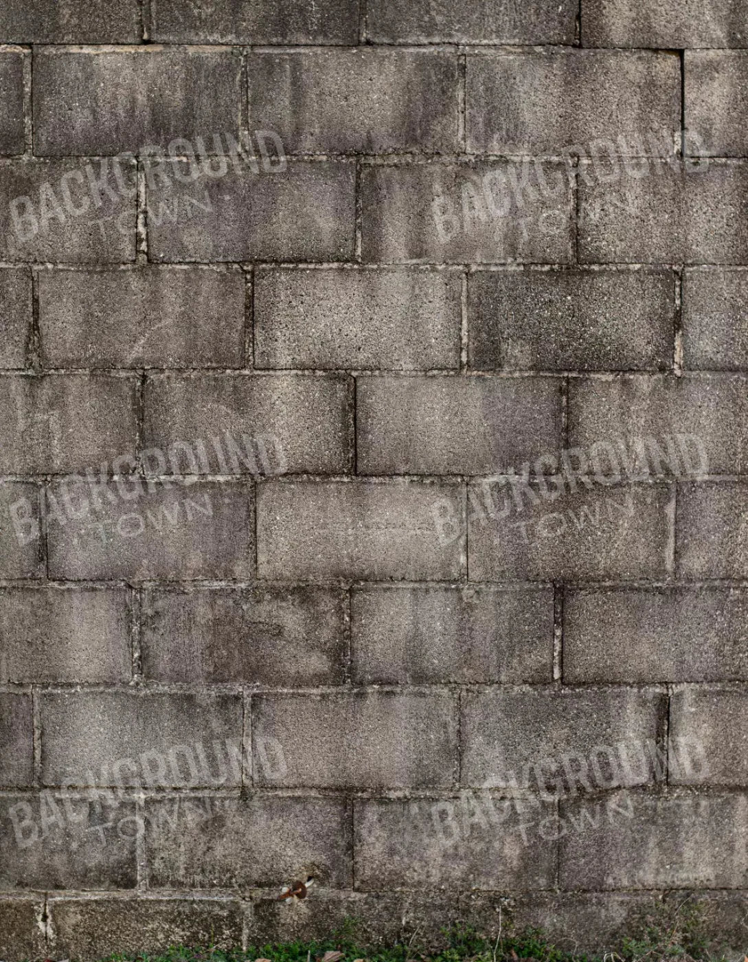 Weathered Cinderblock Wall 6X8 Fleece ( 72 X 96 Inch ) Backdrop