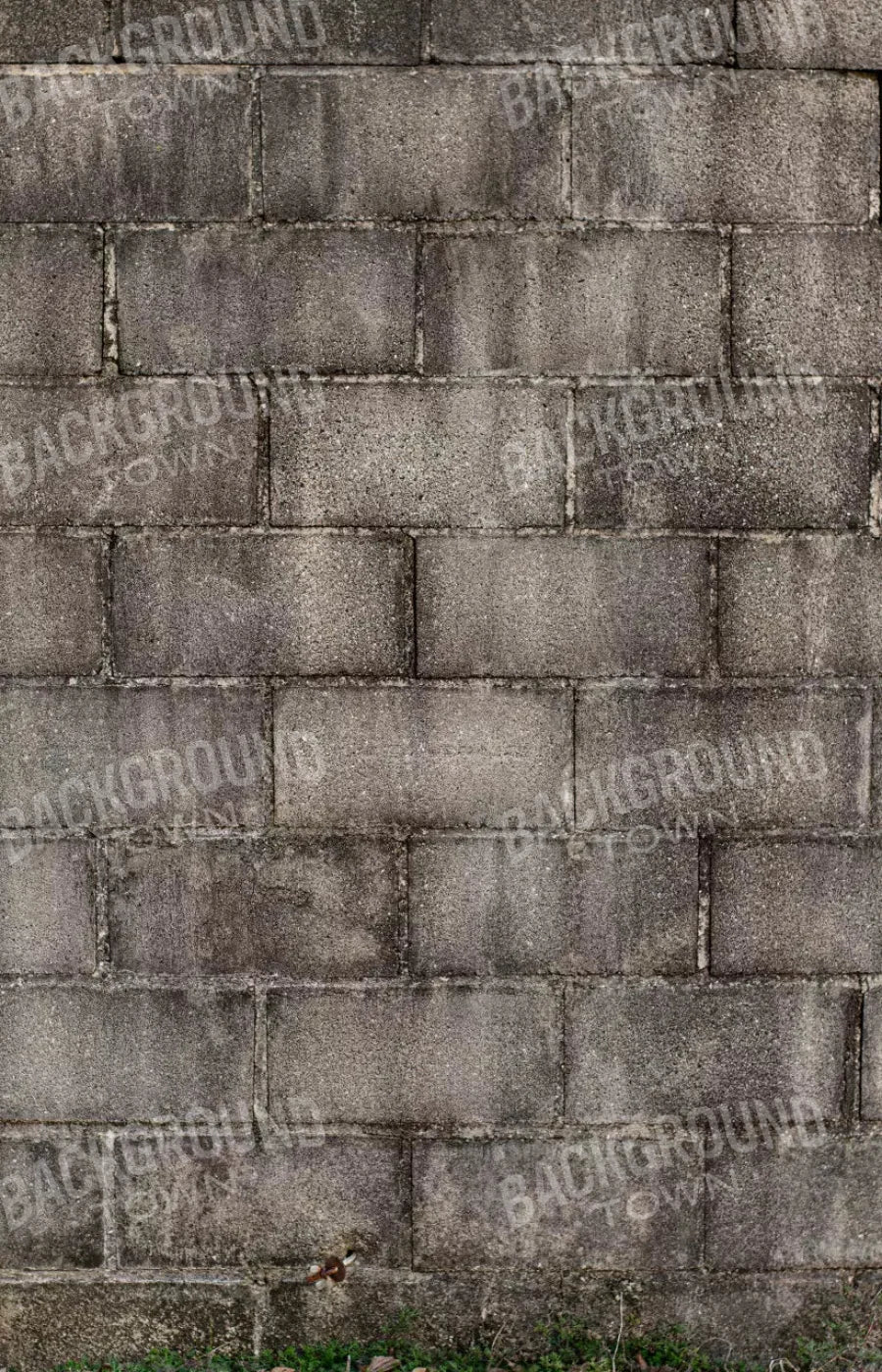 Weathered Cinderblock Wall 8X12 Ultracloth ( 96 X 144 Inch ) Backdrop