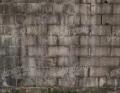 Weathered Cinderblock Wall 8X6 Fleece ( 96 X 72 Inch ) Backdrop