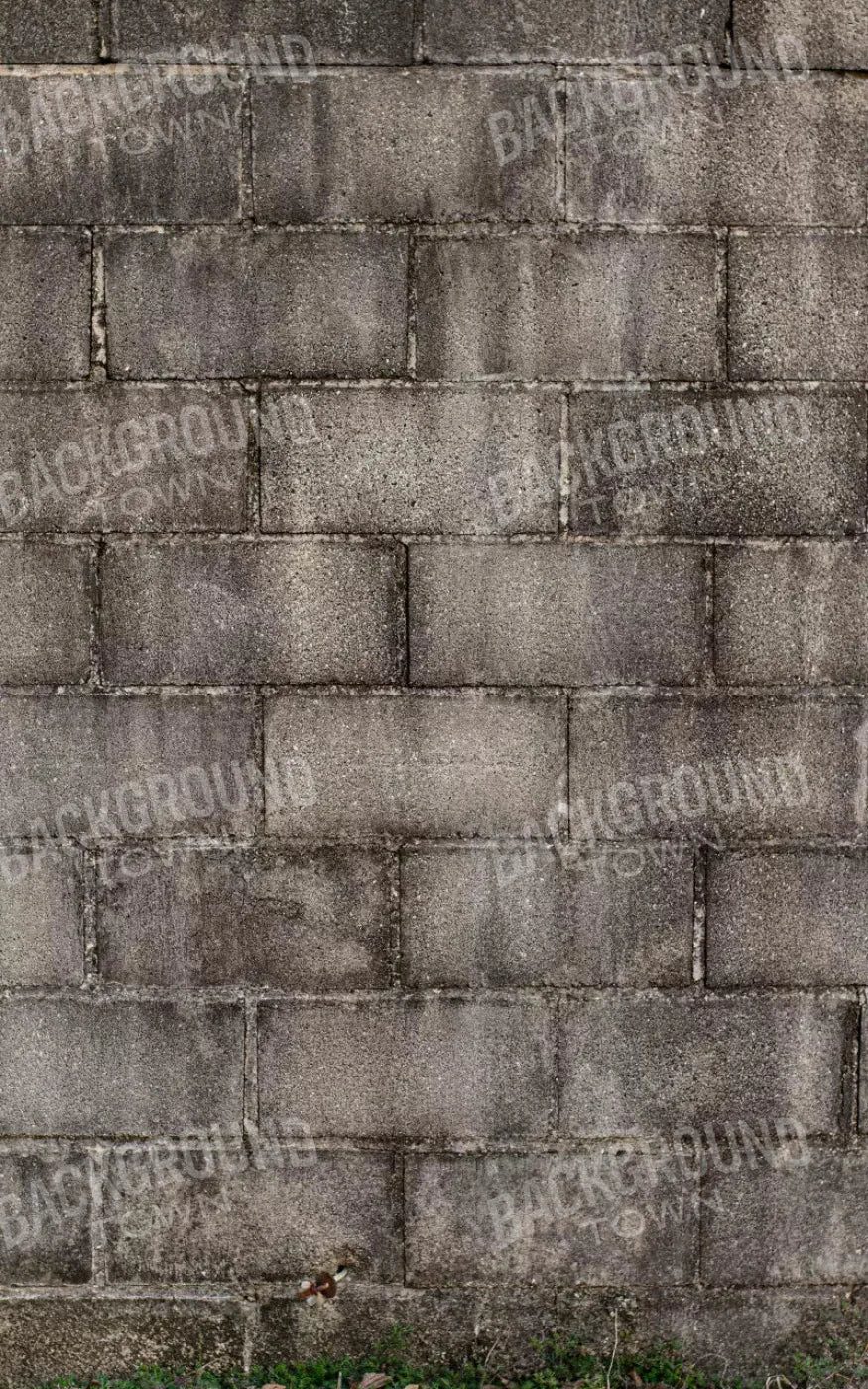 Weathered Cinderblock Wall 9X14 Ultracloth ( 108 X 168 Inch ) Backdrop
