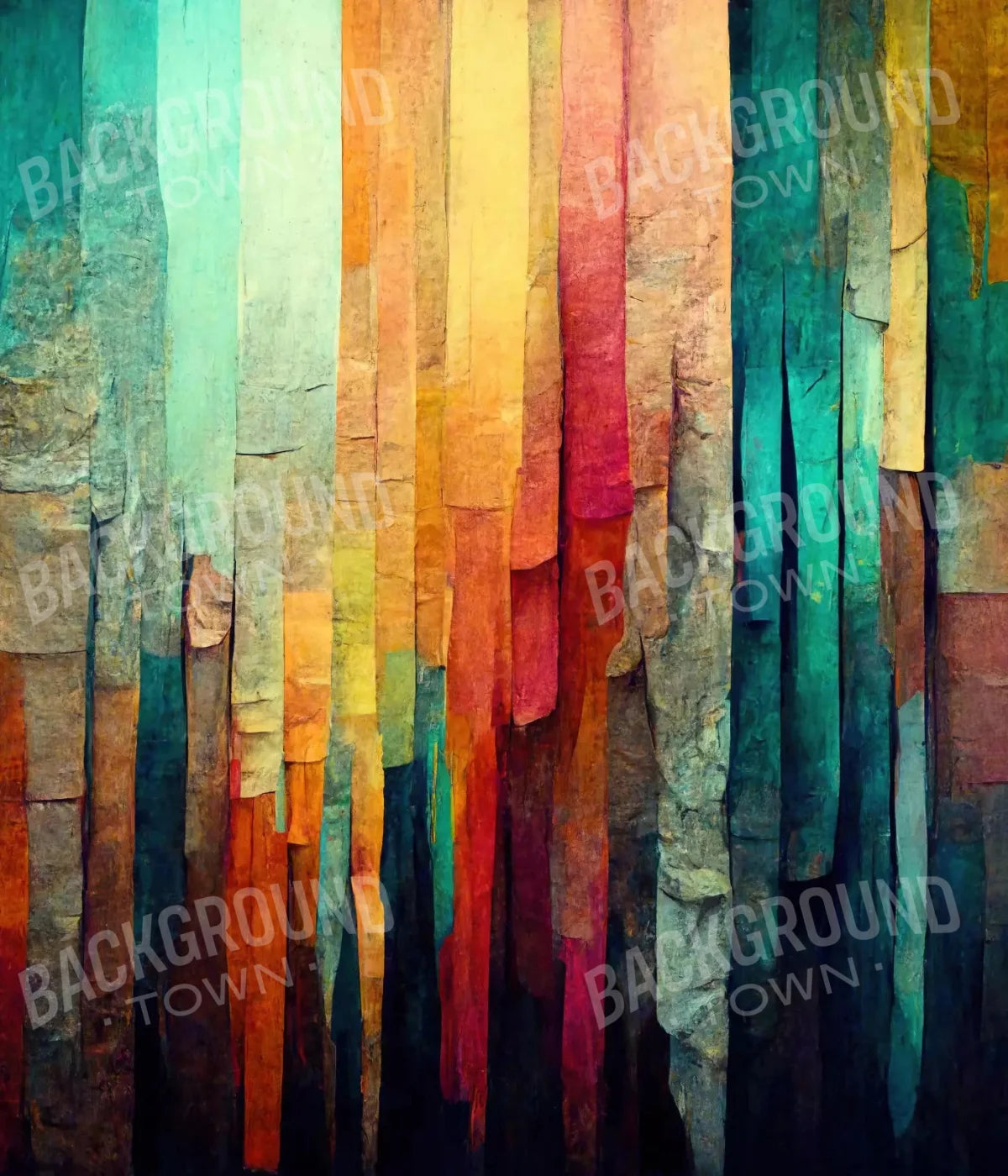 Weathered Colorful 10X12 Ultracloth ( 120 X 144 Inch ) Backdrop