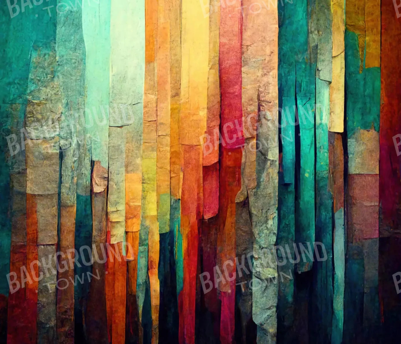 Weathered Colorful 12X10 Ultracloth ( 144 X 120 Inch ) Backdrop