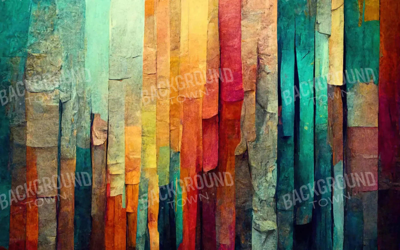 Weathered Colorful 14X9 Ultracloth ( 168 X 108 Inch ) Backdrop