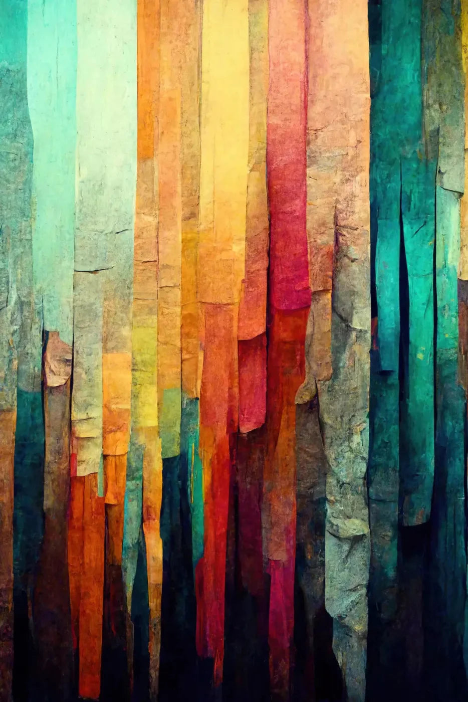 Weathered Colorful 5X8 Ultracloth ( 60 X 96 Inch ) Backdrop