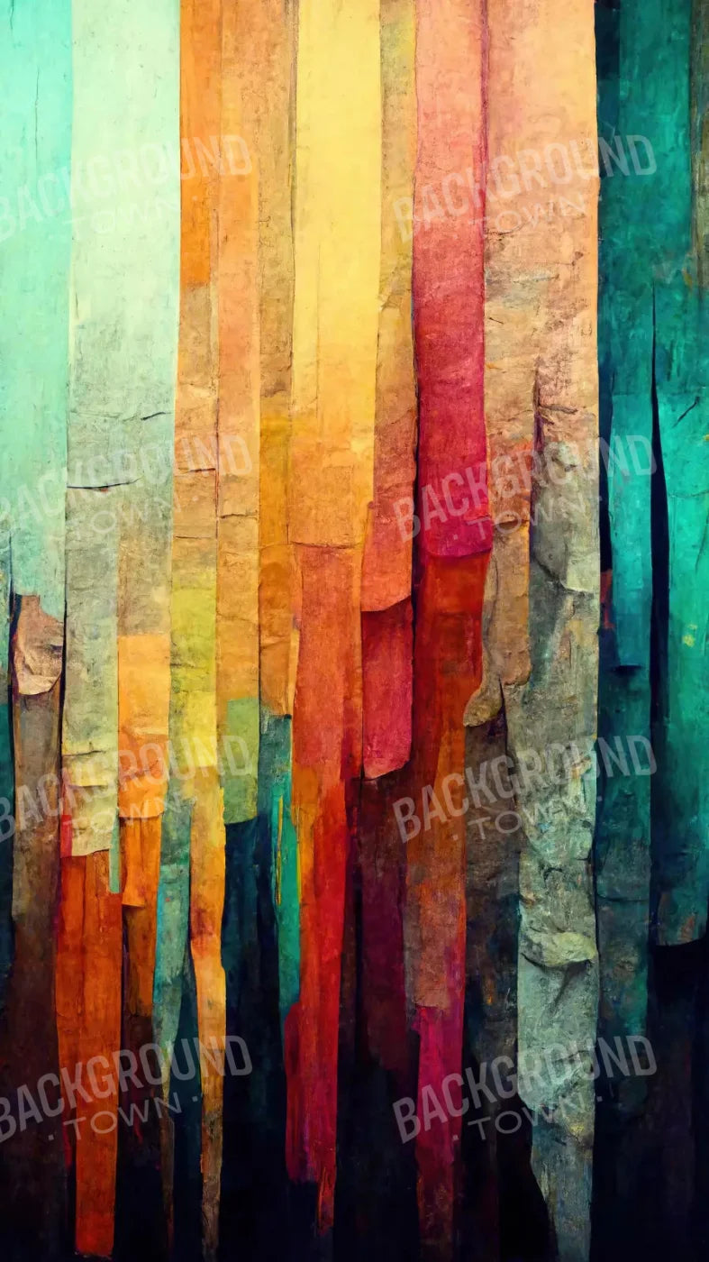 Weathered Colorful 8X14 Ultracloth ( 96 X 168 Inch ) Backdrop